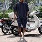 👕 50% RABATT 🏃 | Ärmlöst Sportset för Herr – Avslappnad Passform & Fukttransporterande