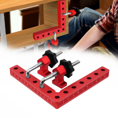 📐 50% RABATT! 🔧 90-Graders Positioneringsvinklar Rätvinkligt Klämset – Präcisionshjälpmedel, Robusta & Perfekt För Träbearbetning & Svetsning 🛠️