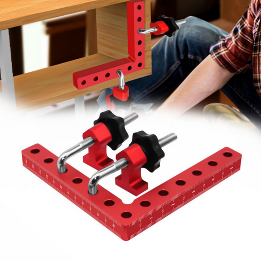 📐 50% RABATT! 🔧 90-Graders Positioneringsvinklar Rätvinkligt Klämset – Präcisionshjälpmedel, Robusta & Perfekt För Träbearbetning & Svetsning 🛠️
