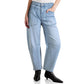 🌸 50% OFF NOW! 🌸Casual Barrel Leg Jeans with Patch Pockets