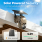 Solcellsdriven PTZ-säkerhetskamera