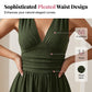 👗Dam Ärmlös V-ringad Jumpsuit med Rynkad Midja