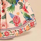 Sommarmaxi med V-ringning & tunna axelband – tropiskt mönster 🌺👗