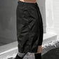 Herr Plus Size Casual Dragsko Capribyxor