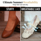 👡 50% RABATT 🌸 | Spetsbalettlägenheter – Fyrkantig Tå & Andningsbar Design