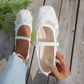 👡 50% RABATT 🌸 | Spetsbalettlägenheter – Fyrkantig Tå & Andningsbar Design