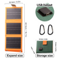 Portable Solar Panel with USB Charging
