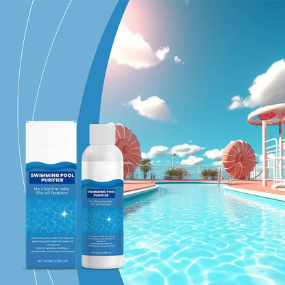 Poolreningslösning – kristallklart vatten, snabb bakterie- & algeliminering 💧🏊
