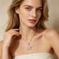 🌻 50% RABATT NU! ✨ Solros Hängsmycke Halsband för Kvinnor – Glittrande Kubisk Zirkonia, Lättvikt & Hållbar Guldton Finish 💛