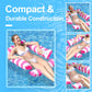 🏖️ 50% RABATT NU! 🪑 Uppblåsbar Stripe Pool Float Lounge Stol – 4-sidigt Stöd, Snabb Inflation & Hållbar PVC ✨