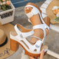 Tidsbegränsad rabatt – bästsäljande sandaler! 🔥👡 Damernas sommarplattformssandaler med ett band