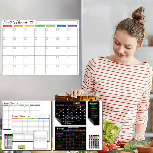 🗓️🧲50% RABATT! 🔥Magnetiskt raderbart kalenderset