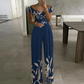 🔥💐SISTA DAGEN 50% RABATT!!💕 Dam Elegant Off-Shoulder Jumpsuit med Vida Ben