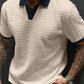 👕 50% RABATT! 🌞 Herr Fritidstopp med Strukturmönster – Kortärmad, Bekväm & Andningsbar, Perfekt För Vardag & Lätt Sommarklädsel 🏠