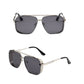 🕶️ 50% RABATT NU! ✨ Retro Dubbel Bridge Metallram Solglasögon – UV400 Skydd, Klassisk Design & Perfekt För En Tidlös Stil I Sommar ☀️