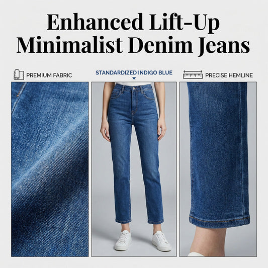 Högmidjade Raka Jeans för Dam – Klassiska, Bekväma & Tidlösa