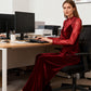 2-Delat Set med Sammet Jumpsuit & Spetstopp