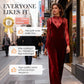 2-Delat Set med Sammet Jumpsuit & Spetstopp