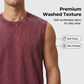 👕 50% RABATT! 🔥 Herr Vintage-tvättad Ärmlös Linne – Andningsbar, Lätt & Perfekt För En Ledig Sommarlook Eller Gymträning 💪