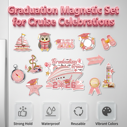 🎓Stora Examensfest Dekorationsmagnetar✨