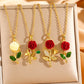 🌹Elegant Roshänge Halsband
