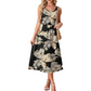 👗 50% RABATT NU! 🌸 Damklänning Casual Tryckt Flowy Midi – Lätt, Avslappnad Passform & Perfekt för Strand, Brunch eller Vardag ☀️
