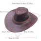 🤠 50% RABATT NU! 🌵 Vintage Cowboyhatt med Bred Brätte & Justerbar Rem – Klassisk Westernstil för Äventyr & Sol ✨