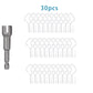 Q-formade springsnapkrokar – 20/30 st, rostskyddade, för utomhus- & inomhusbruk 🔧🪝