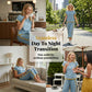 👚 50% RABATT! 🌸 Dam Casual Tvådelad med Kontrastdetaljer – Avslappnad Look, Lätt Tyg & Perfekt För En Snygg, Bekväm Sommarstil 💃