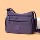 👜 Dam Enfärgad Crossbody-väska ✨ Flerficksig Dragkedja Modig Daglig Väska