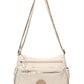 👜 Dam Enfärgad Crossbody-väska ✨ Flerficksig Dragkedja Modig Daglig Väska
