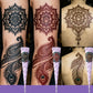 Komplett 3-Färgs Henna Tatueringskit