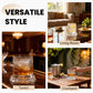 Unikt roterande dricksglas | ✨ Visuellt spektakulärt | 🎁 Perfekt present till whiskyälskare 🥃
