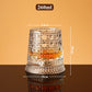 Unikt roterande dricksglas | ✨ Visuellt spektakulärt | 🎁 Perfekt present till whiskyälskare 🥃