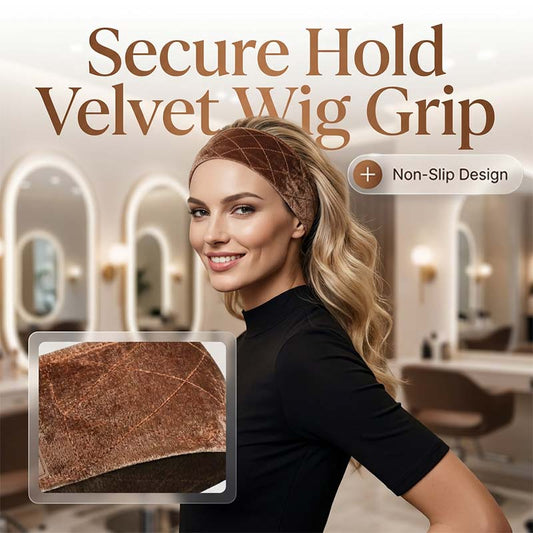 📢📢50% RABATT!! ⏰ Justerbart Sammet Peruk Grip-pannband