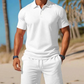 Herr Sommar 2-delat Polo & Shorts-set