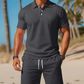Herr Sommar 2-delat Polo & Shorts-set
