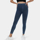 🔥🎁Nyhet 50 % RABATT🔥Casual-leggings i stretchig denim med hög midja och bakfickor