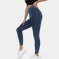 🔥🎁Nyhet 50 % RABATT🔥Casual-leggings i stretchig denim med hög midja och bakfickor