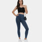 🔥🎁Nyhet 50 % RABATT🔥Casual-leggings i stretchig denim med hög midja och bakfickor