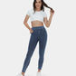 🔥🎁Nyhet 50 % RABATT🔥Casual-leggings i stretchig denim med hög midja och bakfickor