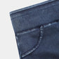 🔥🎁Nyhet 50 % RABATT🔥Casual-leggings i stretchig denim med hög midja och bakfickor