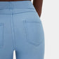 🔥🎁Nyhet 50 % RABATT🔥Casual-leggings i stretchig denim med hög midja och bakfickor