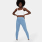 🔥🎁Nyhet 50 % RABATT🔥Casual-leggings i stretchig denim med hög midja och bakfickor