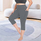 Damleggings med hög midja och fickor – Capri-modell