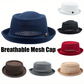 👒 50% RABATT NU!☀️ Klassisk Andningsbar Solskyddshatt – Lätt Mesh & Svettabsorberande – Utomhus Fedora Cap 🌬️