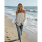 🌸 BEGRÄNSAD TID 50% RABATT! ✨ Dam Bohemisk Off-Shoulder Spetstopp – Genomskinlig, Flytande, Romantisk ☀️
