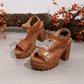 👡 BEGRÄNSAD TID 50% RABATT! ✨ Dam Klumpklack Platförm Sandaler – Stabila, Stoppade, Sommar 🌞