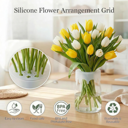 🔥🎁Nyhet 50 % RABATT🔥🎉Galler av silikon för blomsterarrangemang