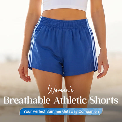 Dam Andningsbara Atletiska Shorts